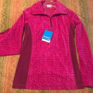 NWT Columbia Fleece Zip Shirt Size S